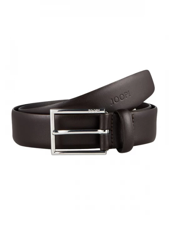 Foto van product JOOP! Riem chocoladebruin / zilver