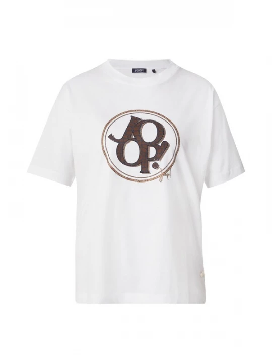 Foto van product JOOP! Shirt bruin / donkerbruin / wit