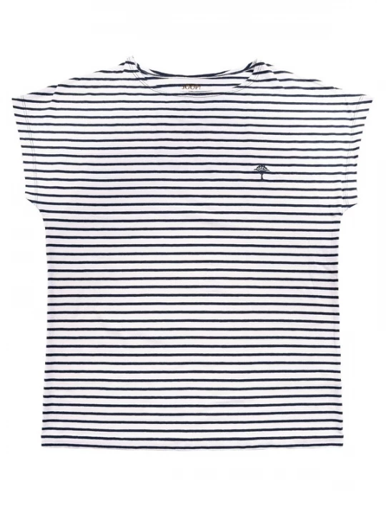 Foto van product JOOP! Shirt 'Cosy' zwart / offwhite