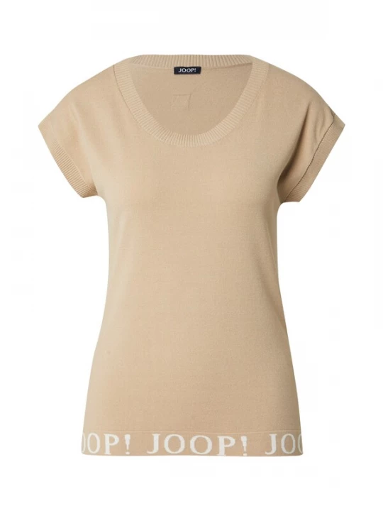 Foto van product JOOP! Shirt 'Kalusa' lichtbruin / wit