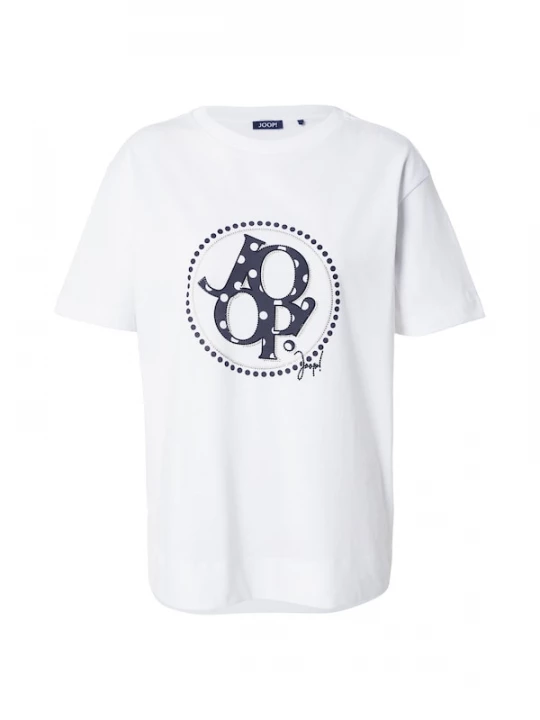 Foto van product JOOP! Shirt 'Tammi' lichtbeige / zwart / wit