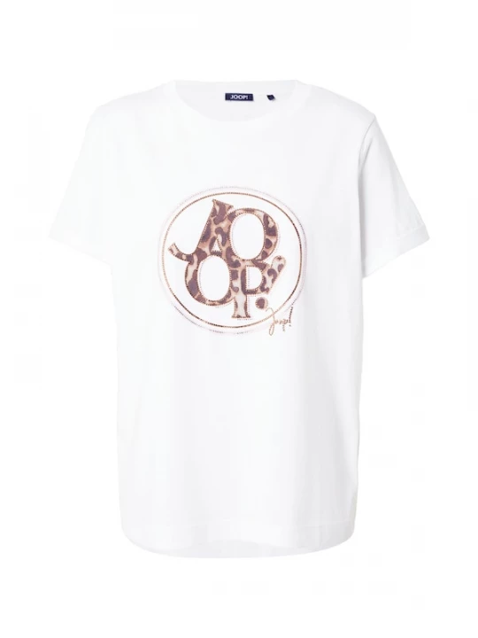 Foto van product JOOP! Shirt 'Tova' bruin / lichtbruin / rosa / wit