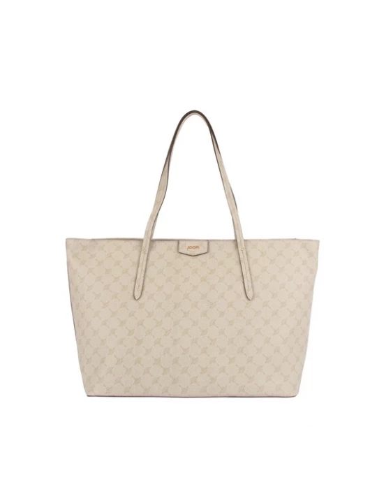 Foto van product JOOP! Shopper 'Puro Qiana' ecru / donkerbeige