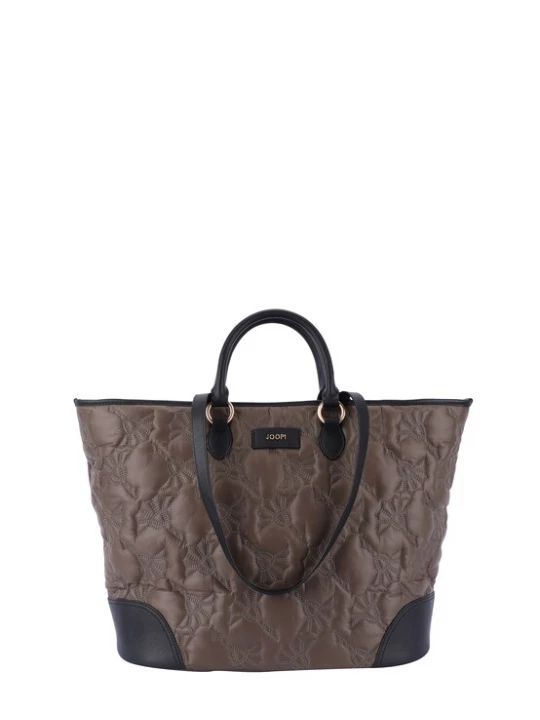 Foto van product JOOP! Shopper 'Ricamo Meryl' olijfgroen / zwart