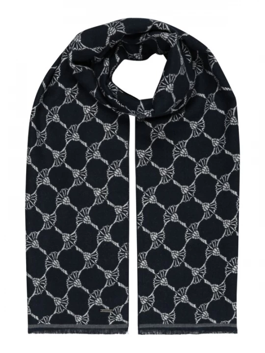 Foto van product JOOP! Sjaal donkerblauw / wit
