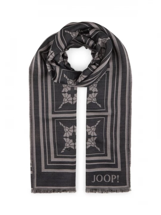 Foto van product JOOP! Sjaal grijs / zwart