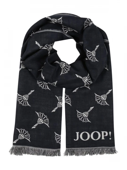 Foto van product JOOP! Sjaal nachtblauw / wit