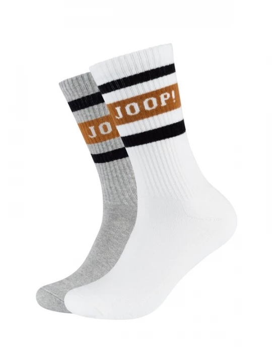 Foto van product JOOP! Sokken karamel / grijs gemêleerd / zwart / wit