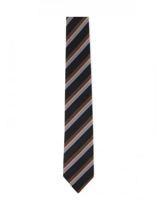 Foto van product JOOP! Stropdas bruin / grijs / zwart