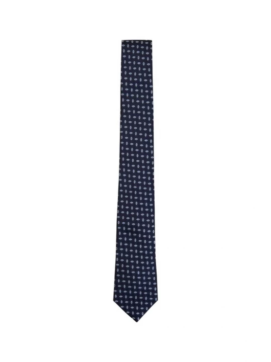 Foto van product JOOP! Stropdas ecru / navy / lichtblauw