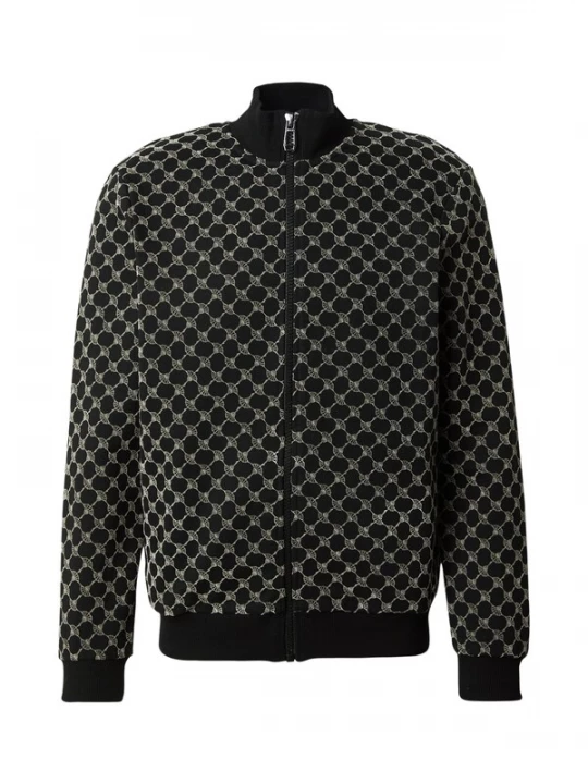 Foto van product JOOP! Sweatvest 'Taminos' zwart / wit