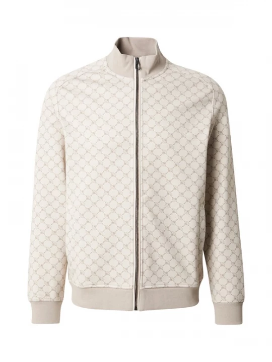 Foto van product JOOP! Sweatvest 'Wendeu' donkerbeige / wit
