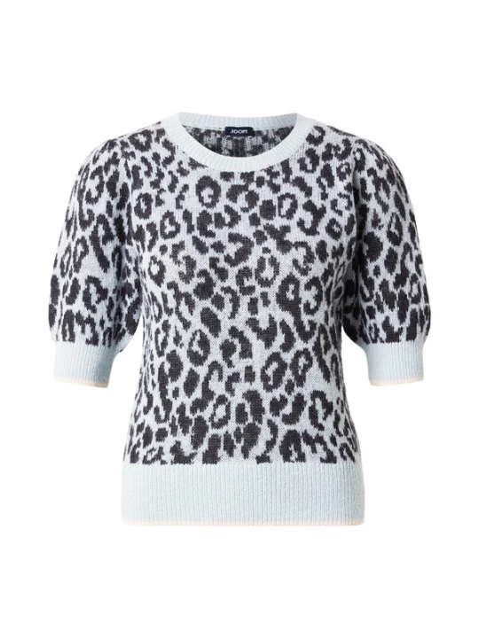 Foto van product JOOP! Trui ecru / pastelblauw / zwart