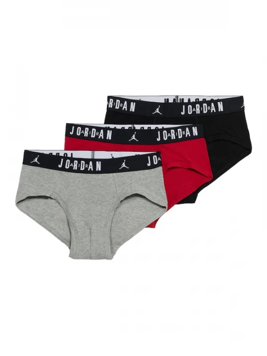 Foto van product Jordan Onderbroek grijs gemêleerd / rood / zwart / wit