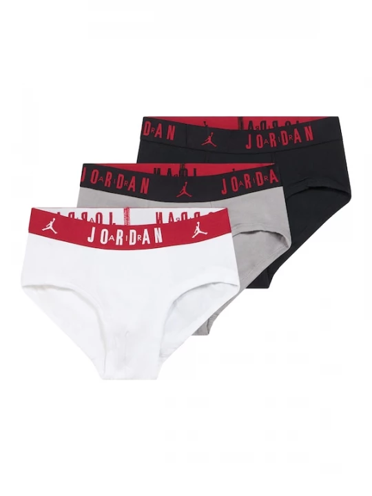 Foto van product Jordan Onderbroek stone grey / knalrood / zwart / wit
