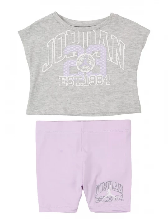 Foto van product Jordan Set grijs gemêleerd / lavendel / wit