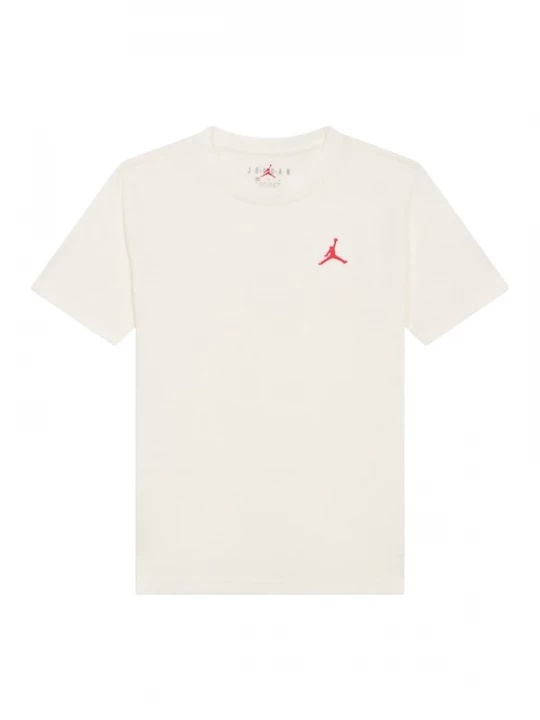 Foto van product Jordan Shirt 'AIR' lichtbeige / rood