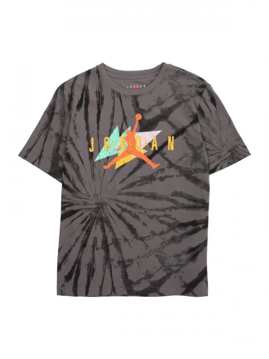 Foto van product Jordan Shirt aqua / grijs / oranje / zwart