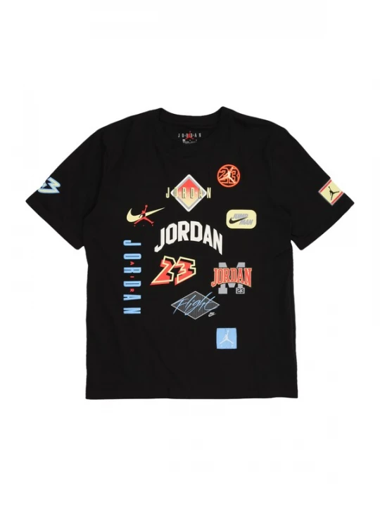 Foto van product Jordan Shirt 'DYNASTY' lichtgeel / oranje / zwart / wit