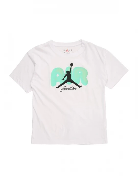 Foto van product Jordan Shirt 'MJ AIR BUBBLE' limoen / zwart / wit