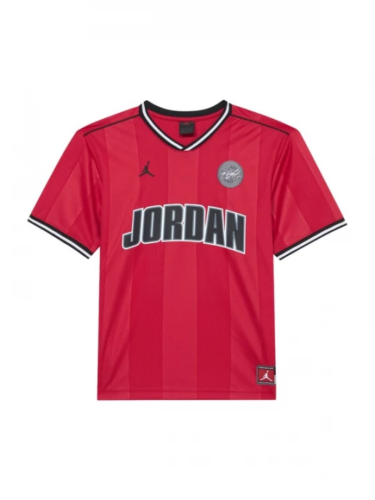 Foto van product Jordan Shirt rookgrijs / rood / zwart / wit