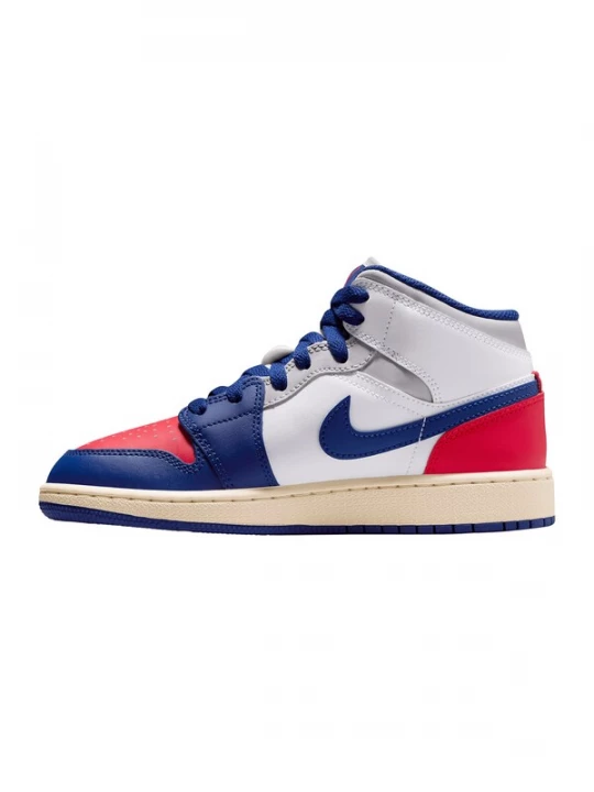 Foto van product Jordan Sneakers 'Air Jordan 1' blauw / lichtgrijs / rood / wit