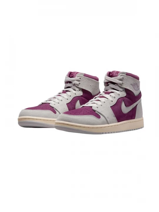 Foto van product Jordan Sneakers hoog 'AIR JORDAN 1' antraciet / bourgogne