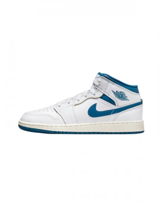 Foto van product Jordan Sneakers hoog 'AIR JORDAN 1 MID SE BG' blauw / wit