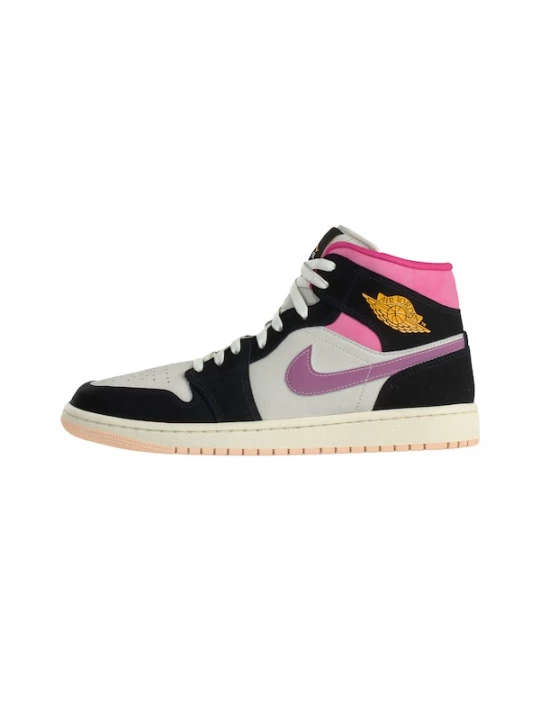 Foto van product Jordan Sneakers hoog 'Air Jordan 1 Mid SE' orchidee / pink / zwart / wit