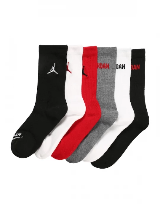 Foto van product Jordan Sokken grijs gemêleerd / rood / zwart / wit