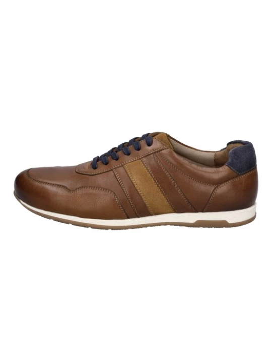 Foto van product JOSEF SEIBEL Sportieve veterschoen 'Colby 02' navy / bruin / cognac