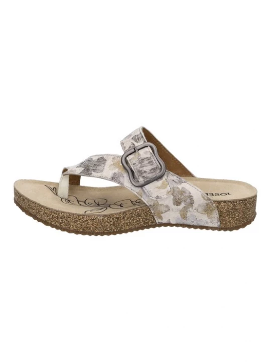 Foto van product JOSEF SEIBEL Teenslipper 'Tonga 77' beige / grijs / wit