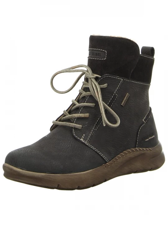 Foto van product JOSEF SEIBEL Veterlaarzen 'Damen Stiefelette 91753VL796 / 150 Rauleder in grau' grijs
