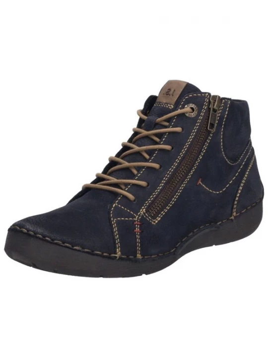 Foto van product JOSEF SEIBEL Veterlaarzen 'Fergey 67' navy