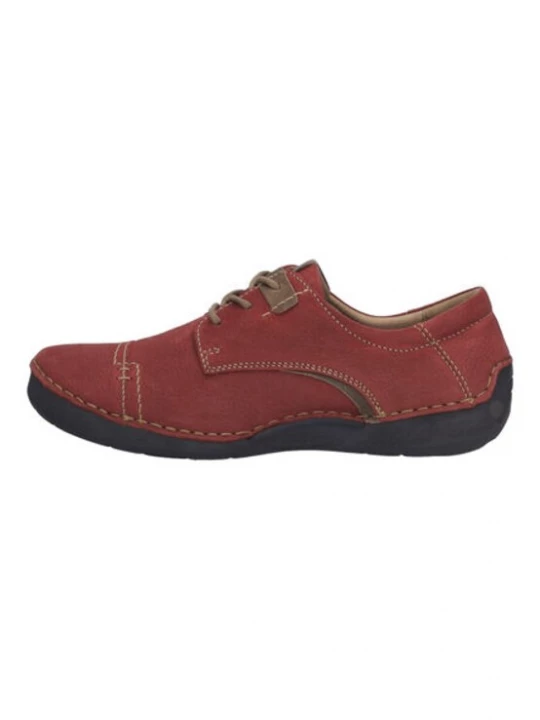 Foto van product JOSEF SEIBEL Veterschoen 'FERGEY ' rood