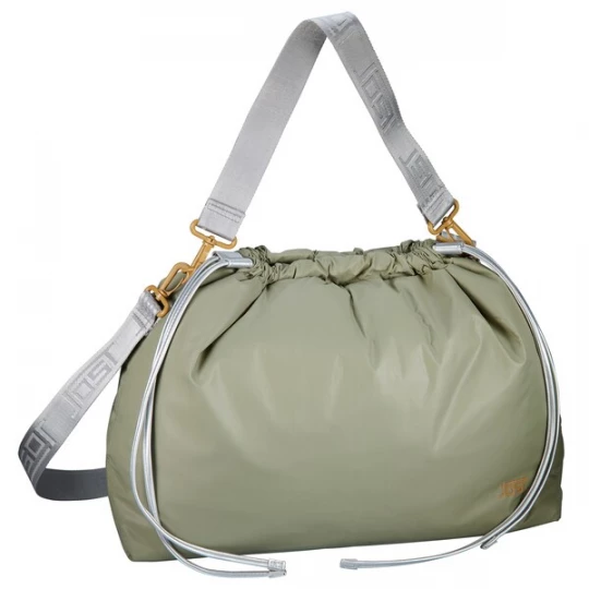 Foto van product JOST Shopper 'Kemi' cognac / kaki / zilver