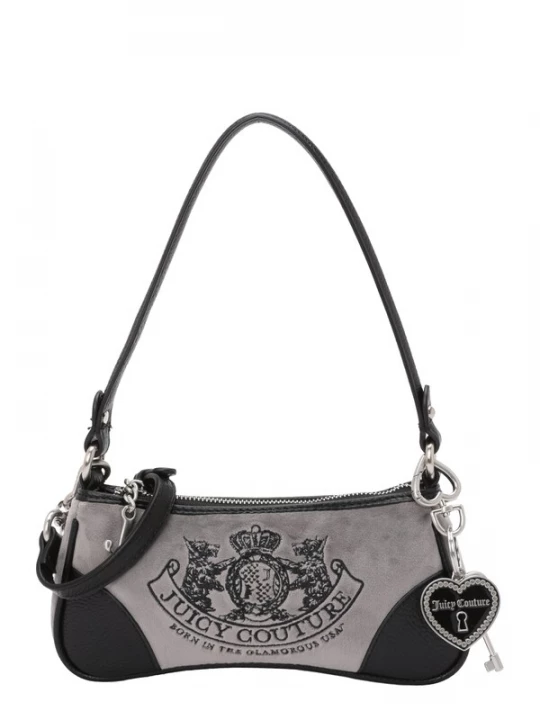 Foto van product Juicy Couture Schoudertas grijs / zwart