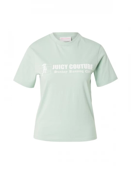 Foto van product Juicy Couture Shirt 'The Runner' lichtgroen / wit