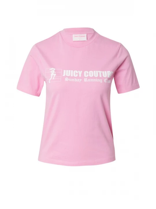 Foto van product Juicy Couture Shirt 'The Runner' rosa / wit