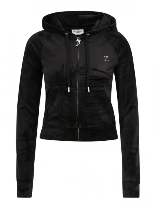 Foto van product Juicy Couture Tall Sweatvest 'MADISON' zwart / wit