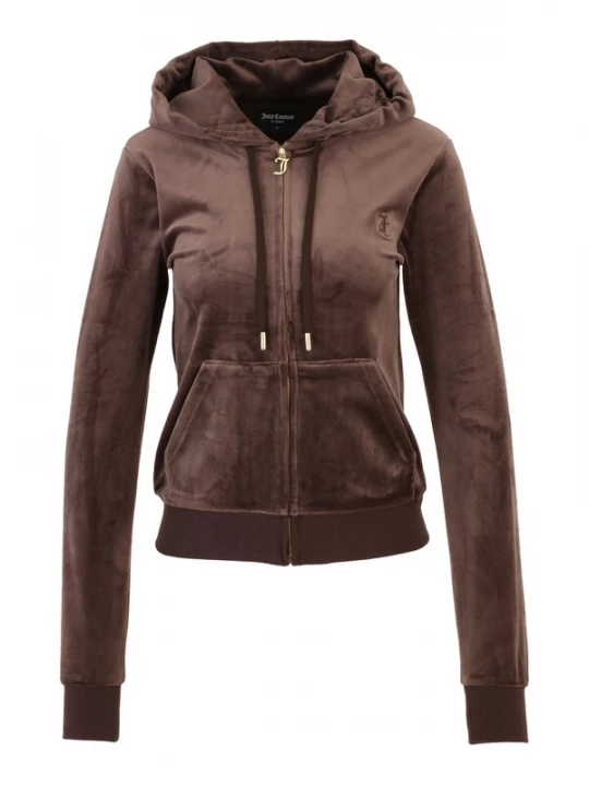 Foto van product Juicy Couture Tall Sweatvest 'ROBERTSON' donkerbruin
