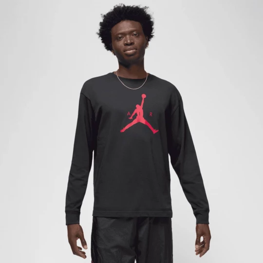 Foto van product Jumpman Long Sleeve High-Brand-Read Tee Jordan zwart
