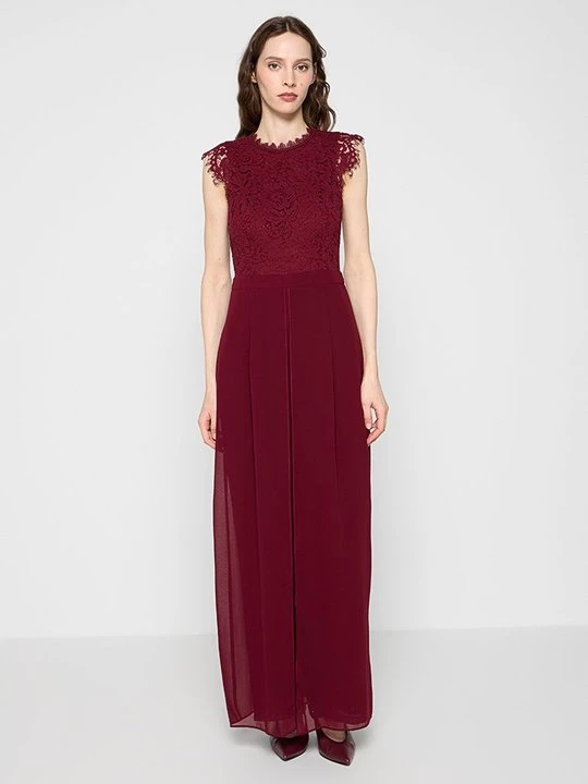 Foto van product Jumpsuit Apart Glamour bordeauxrood