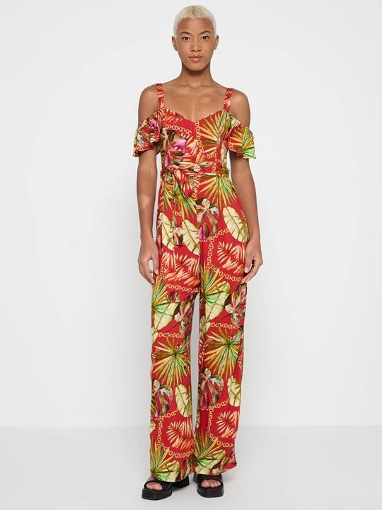 Foto van product Jumpsuit Guess groen gemêleerd