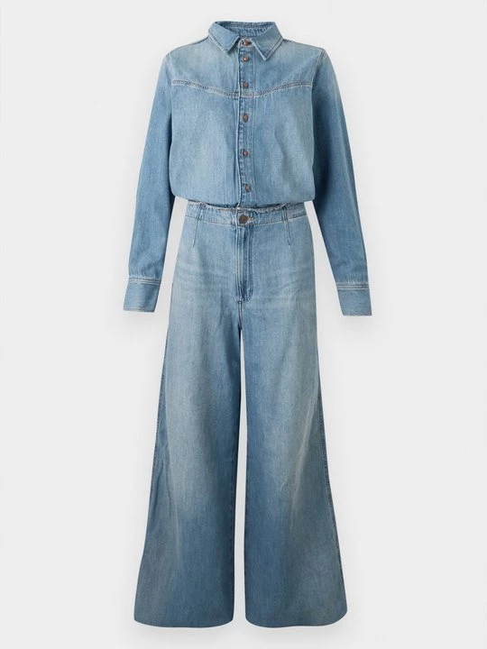 Foto van product Jumpsuit Wrangler lichtbruin