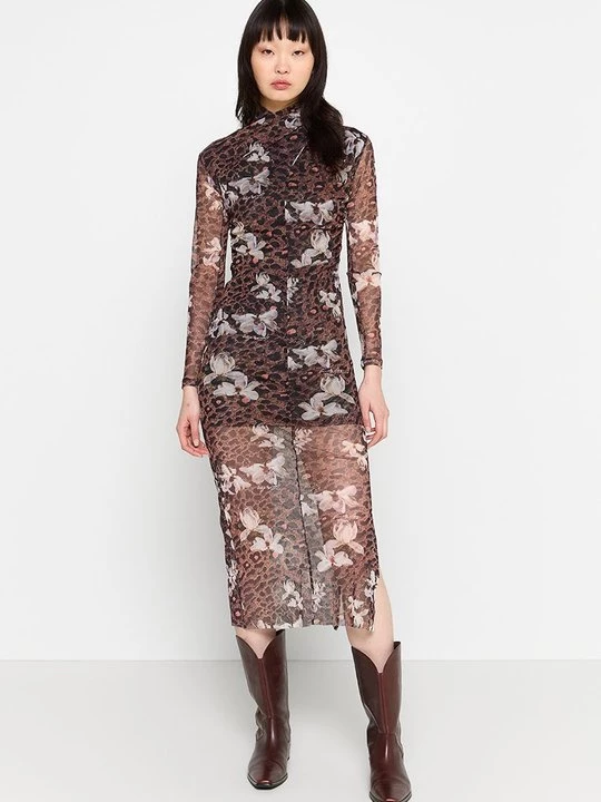 Foto van product Jurk AllSaints bruin