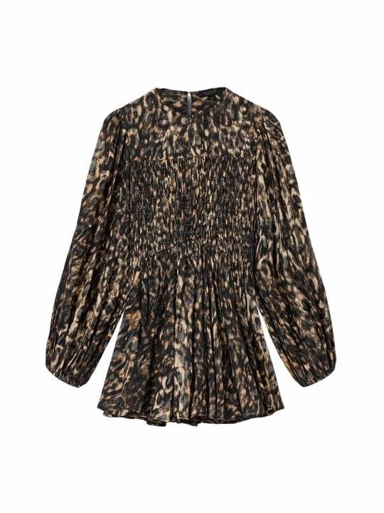 Foto van product Jurk AllSaints gemêleerd bruin