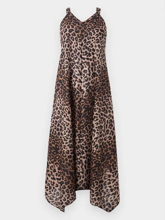 Foto van product Jurk AllSaints gemêleerd bruin