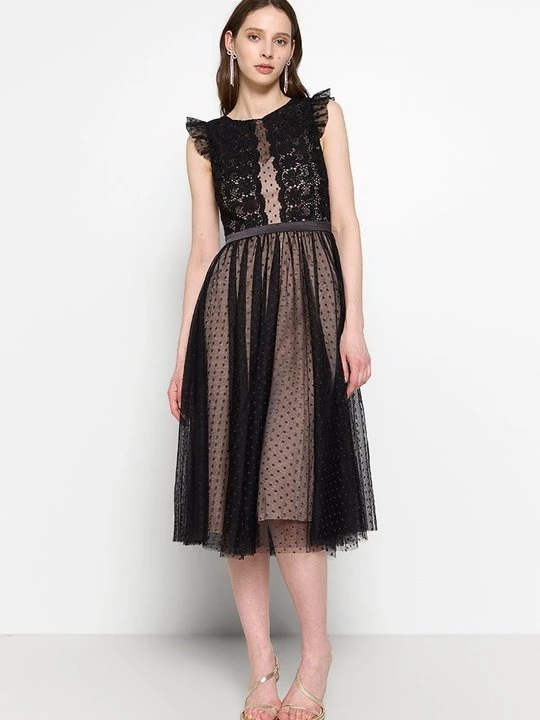 Foto van product Jurk Apart Glamour zwart