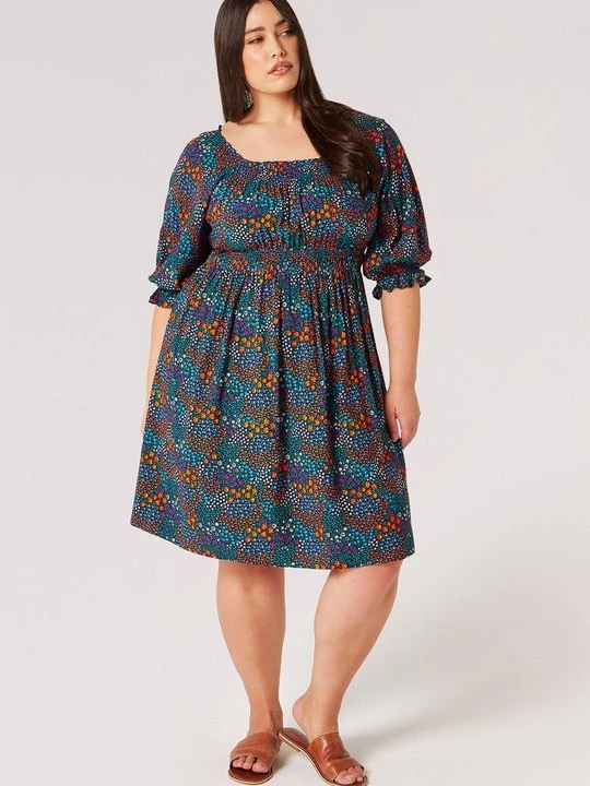 Foto van product Jurk Apricot donkerblauw